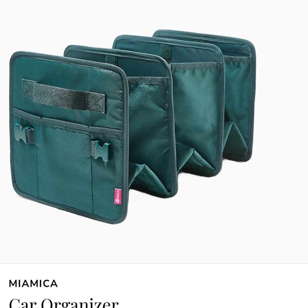 NWT Miamica Car Organizer, Teal, Compactible